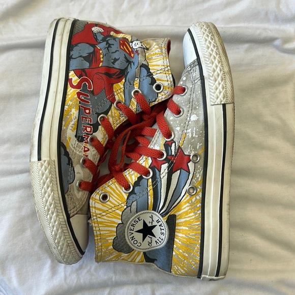 Converse Rare Flash Collectors Find For A True DC Comic superman - Picture 1 of 9